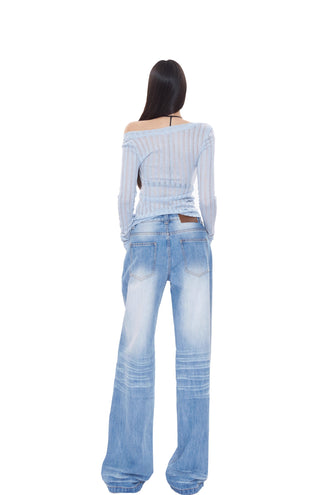 drooping wide-leg Jeans