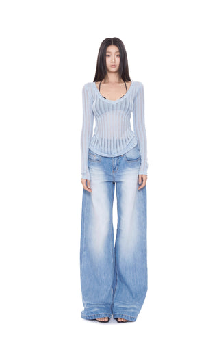drooping wide-leg Jeans