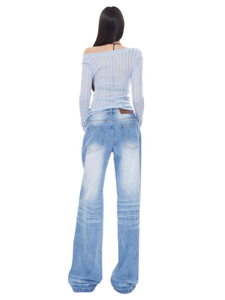 drooping wide-leg Jeans