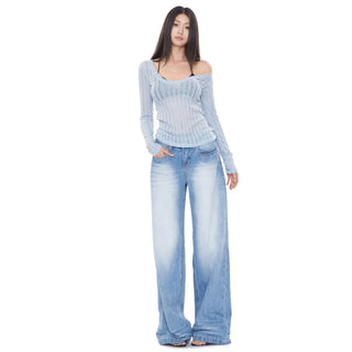 drooping wide-leg Jeans