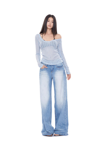 drooping wide-leg Jeans