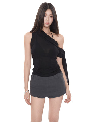 off-shoulder black tops