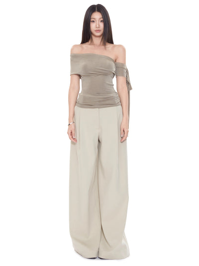 khaki suit pants