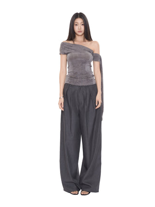 loose suit pants