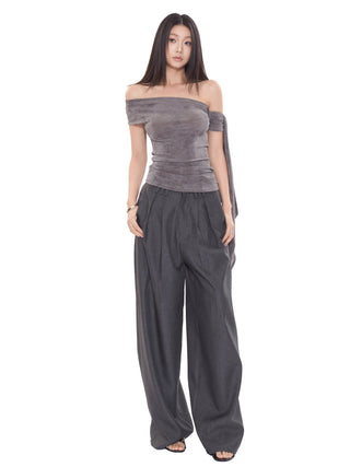 loose suit pants