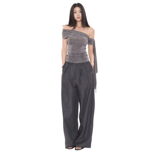 loose suit pants