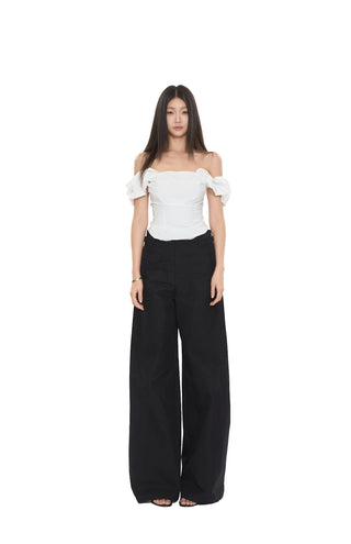 off-shoulder tight tops