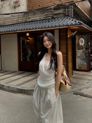 sexy halter camisole tops