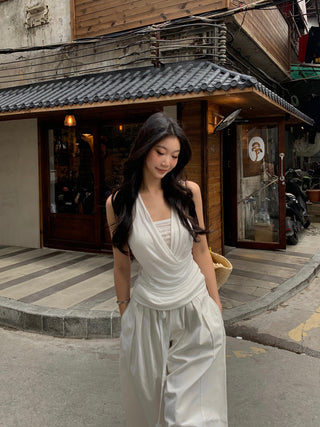 sexy halter camisole tops