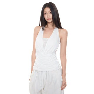 sexy halter camisole tops