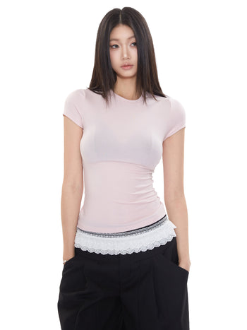chic hollow-out tops
