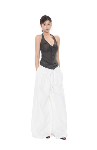 white baggy pants
