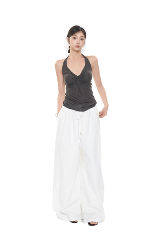 white baggy pants