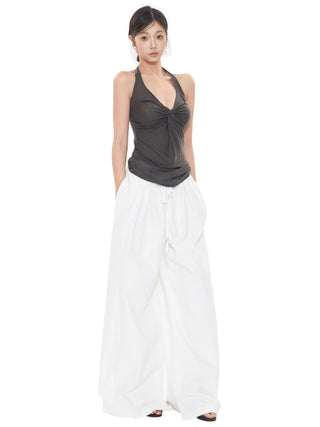 white baggy pants