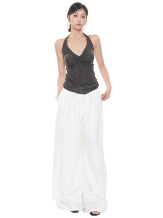 white baggy pants