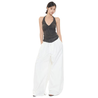 white baggy pants