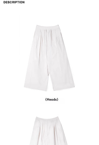 white baggy pants