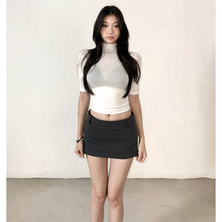 see-through white Top