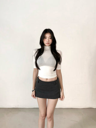 see-through white Top