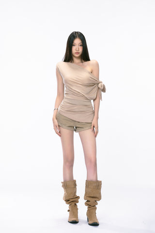 strapless shoulder top