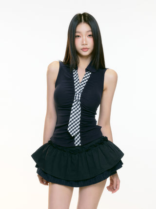 slim sleeveless vest