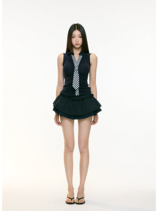 slim sleeveless vest