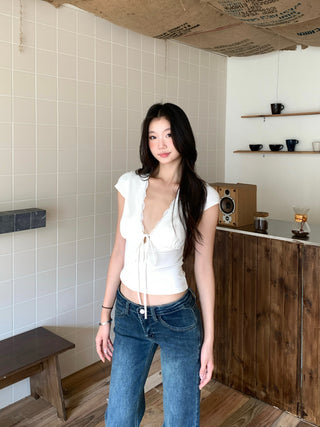 white slim Top 01