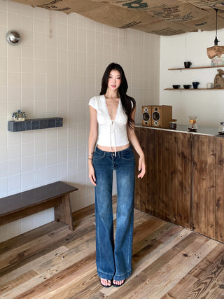 white slim Top 01