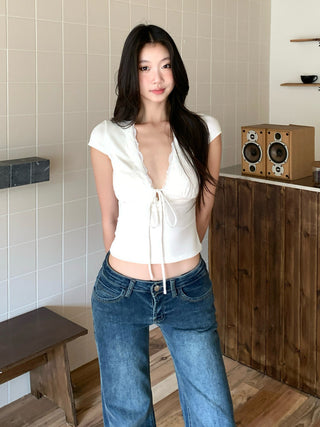 white slim Top 01
