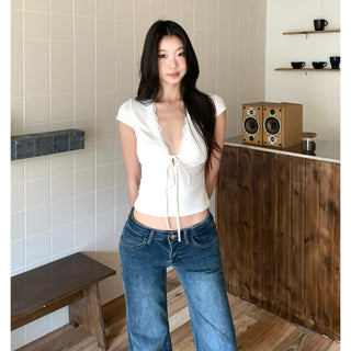 white slim Top 01