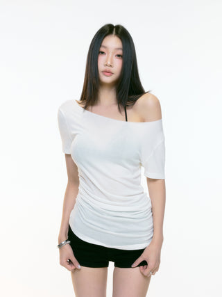 hollow shoulder Top