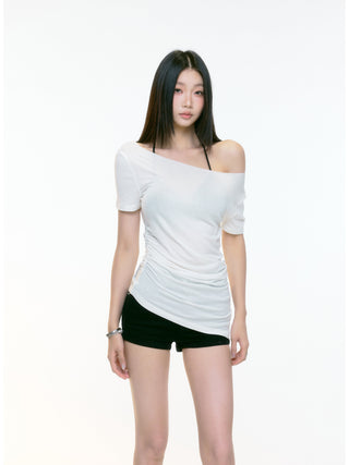 hollow shoulder Top