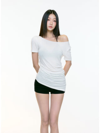 hollow shoulder Top