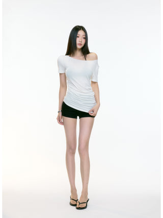 hollow shoulder Top
