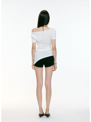 hollow shoulder Top