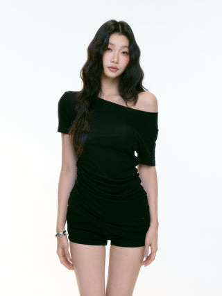 hollow shoulder Top