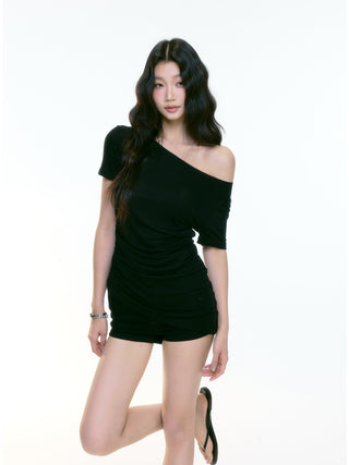 hollow shoulder Top