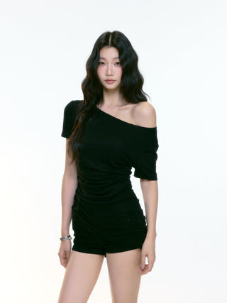 hollow shoulder Top