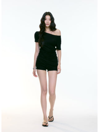 hollow shoulder Top