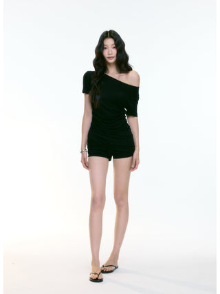 hollow shoulder Top