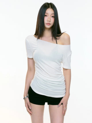 hollow shoulder Top