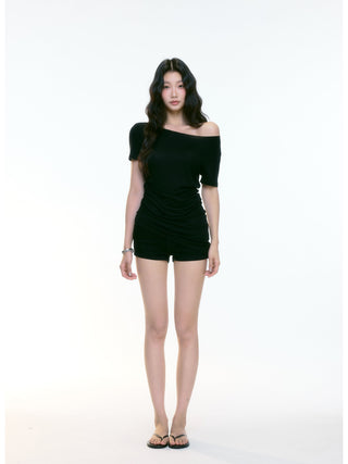 hollow shoulder Top