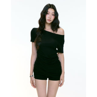 hollow shoulder Top