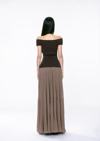 mesh long skirt