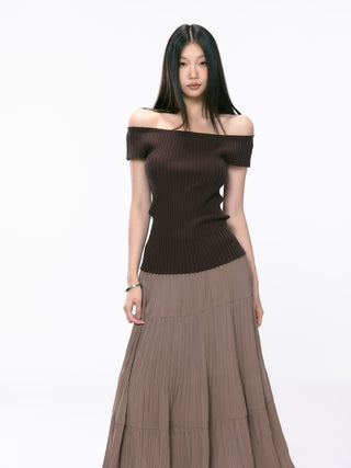 mesh long skirt