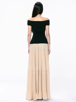 mesh long skirt