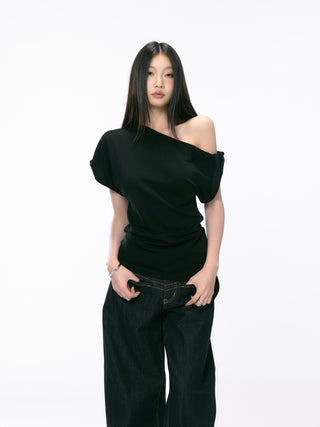 black strapless top