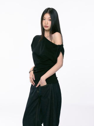 black strapless top