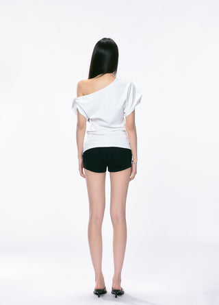 black strapless top