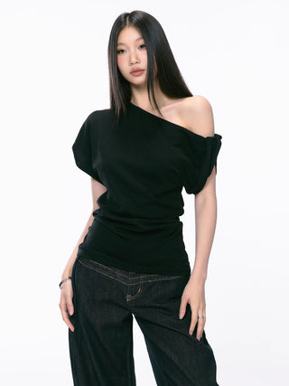 black strapless top